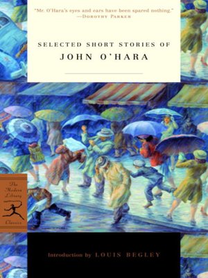 cover image of Selected Short Stories of John O'Hara